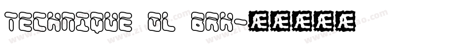 Technique OL BRK字体转换